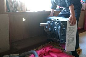 FFストーブ取付工事